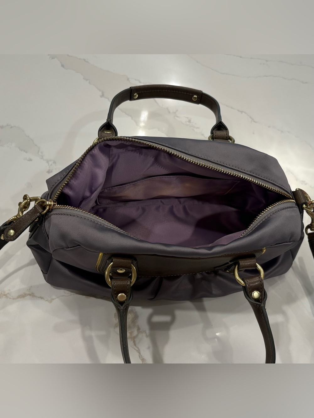 Coach Amanda Satin Mini Satchel - Picture 5 of 6